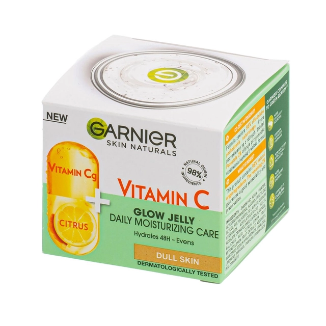 Drėkinantis gėlis su vitaminu C GARNIER VITAMIN C, 50 ml