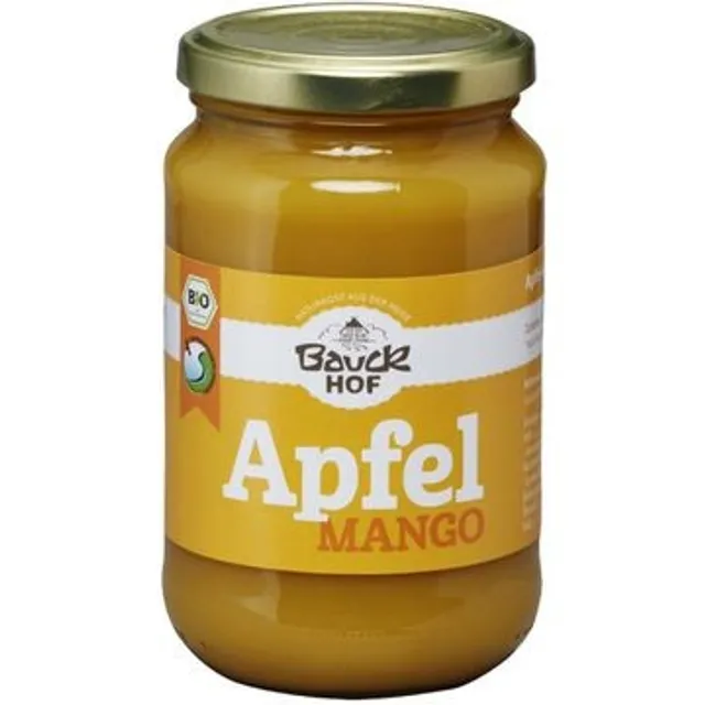 Ekologiška nesaldinta obuolių ir mangų tyrė BAUCK HOF, 360 g