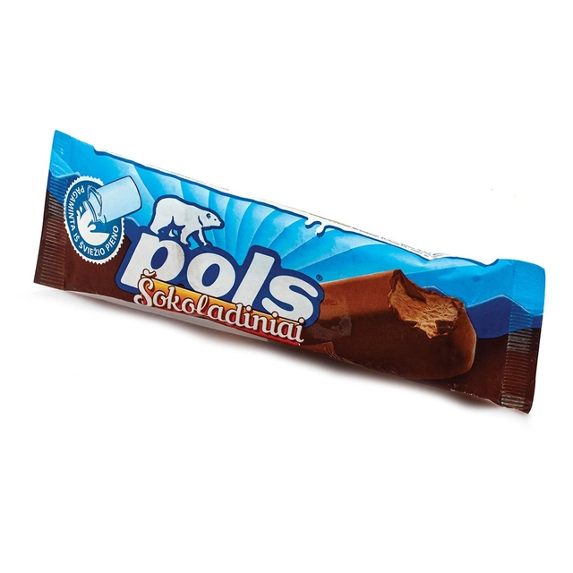 POLS chocolate-coated ice cream on a stick, 120 ml