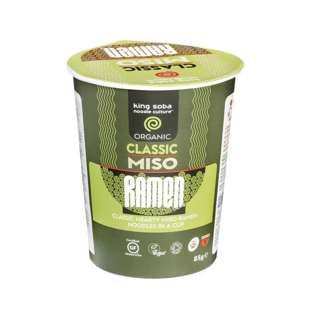 Organic instant classic noodles MISO RAMEN, 85 g