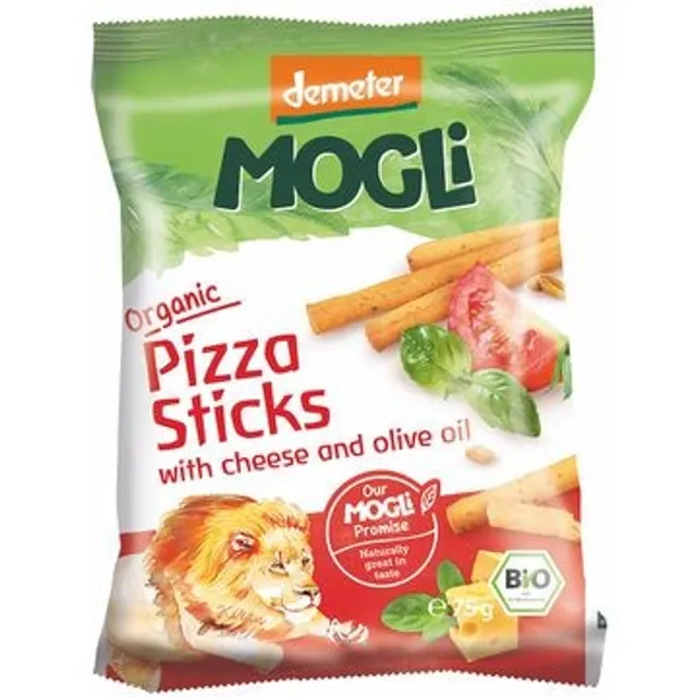 Pizza sticks with cheese and olive oil MOGLI, 75 g