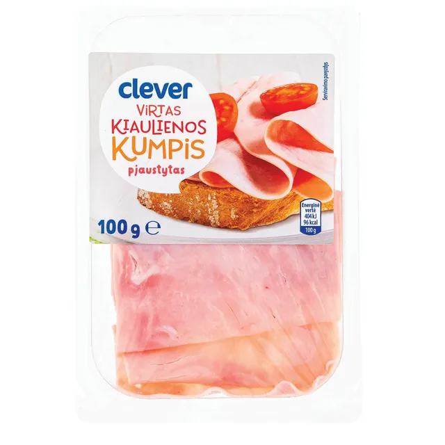 Virtas kiaulienos kumpis CLEVER, 100 g