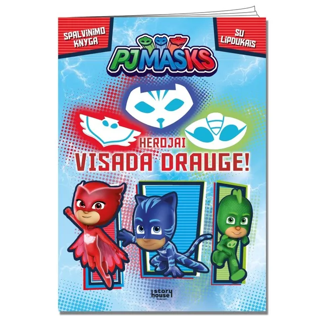 Knyga PJ MASKS. HEROJAI VISADA DRAUGE!