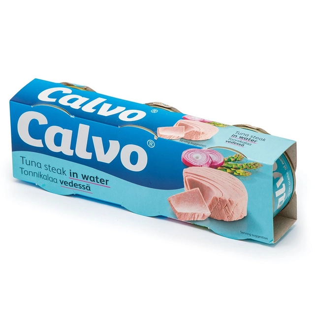 Nesmulkintas tunas savo sultyse CALVO, 240 g