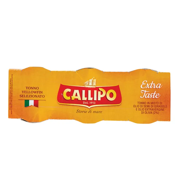 Tunas CALLIPO EXTRA TASTE, 3x70 g