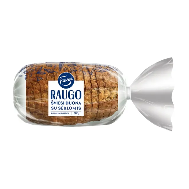 Light bread with seeds FAZER RAUGO, 500 g