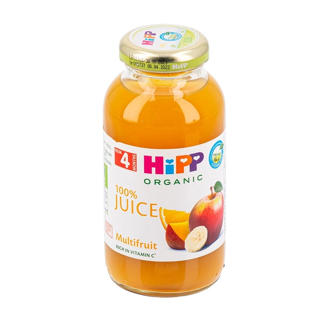 Organic multivitamin juice HIPP (from 4 months), 200 ml