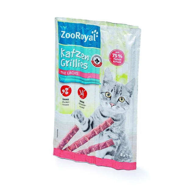 Добавка к корму для кошек с лососем ZOOROYAL, 40 г