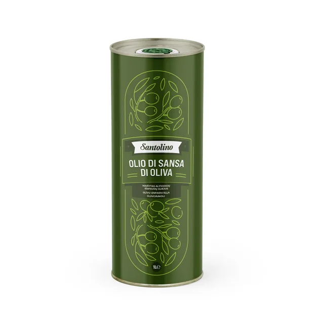 Alyvuogių išspaudų aliejus SANTOLINO, 1 l