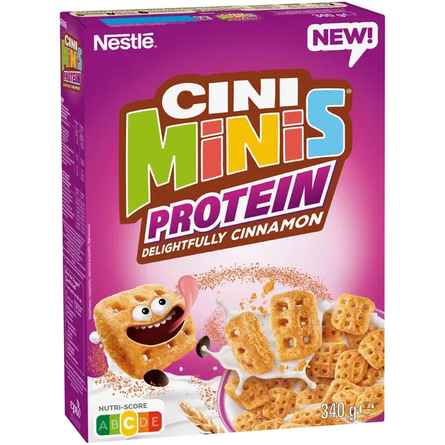 Cinnamon Flavored Cereal with Vitamins and Iron