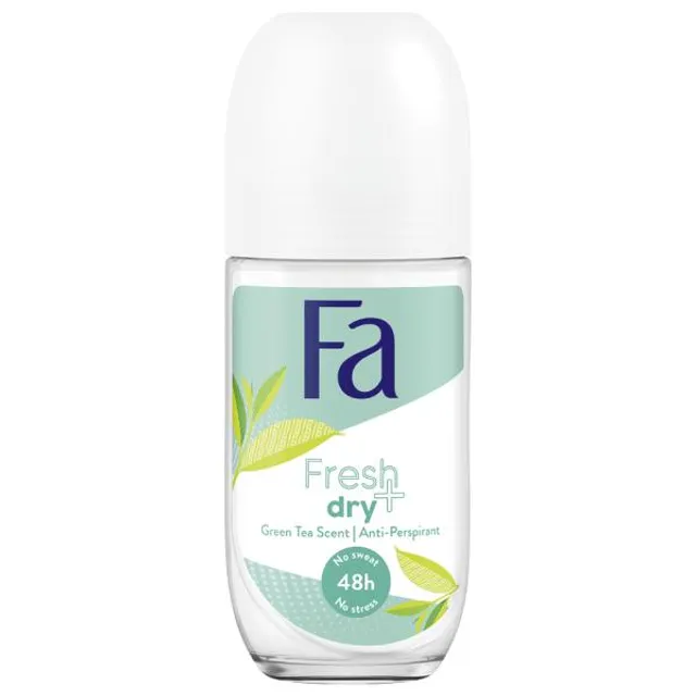 Рулонный дезодорант FA FRESH & DRY GREEN TEA, 50 мл