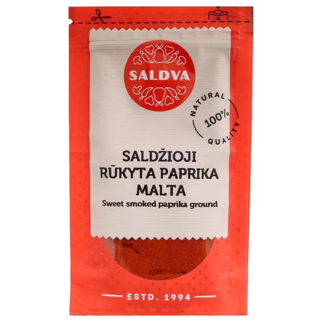 Saldžioji rūkyta paprika malta SALDVA, 25 g
