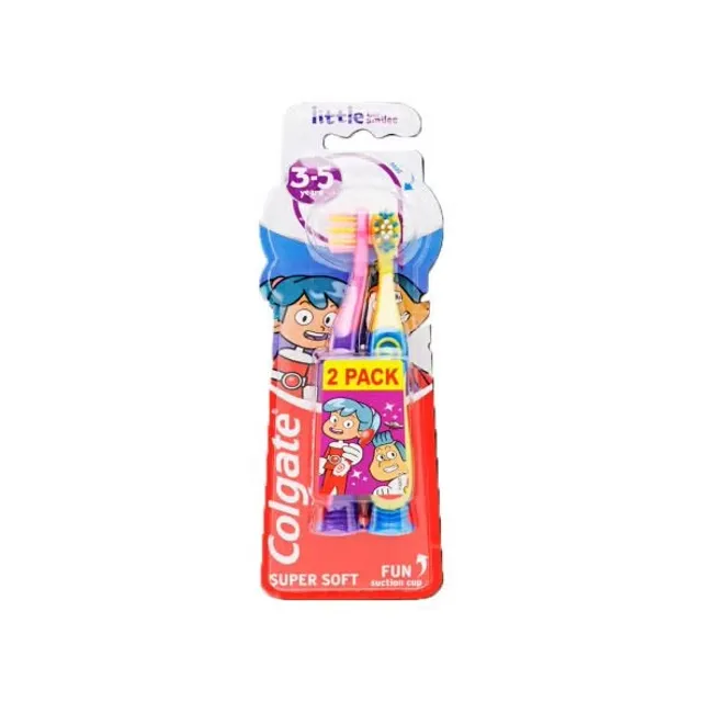 Dantų šepetėlis COLGATE LITTLE KIDS SMILES 3-5, 2 vnt.