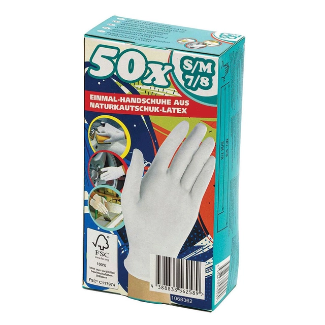 Vienkartinės pirštinės VIVESS M / L, 50 vnt.