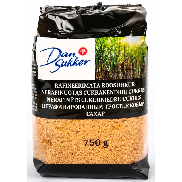Nerafinuotas cukranendrių cukrus DANSUKKER, 750 g