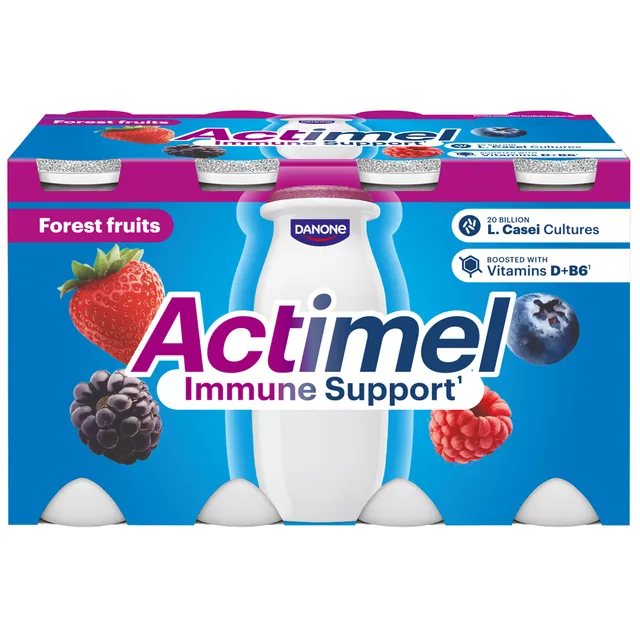 Йогурт со вкусом лесных ягод ACTIMEL, 8x10 г