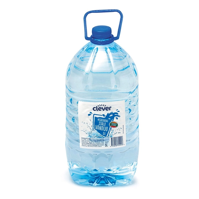 Negazuotas stalo vanduo CLEVER, 5 l