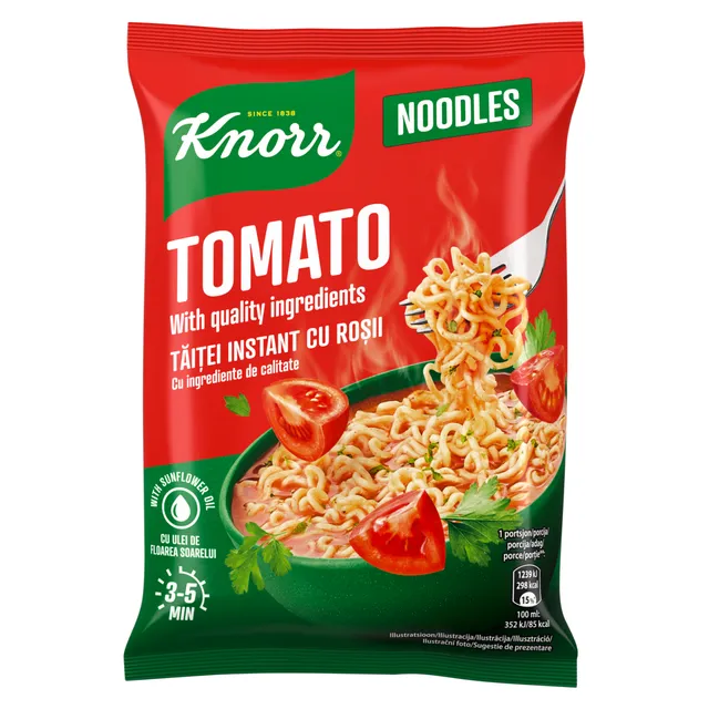 Суп с макаронами со вкусом томата KNORR, 65 г