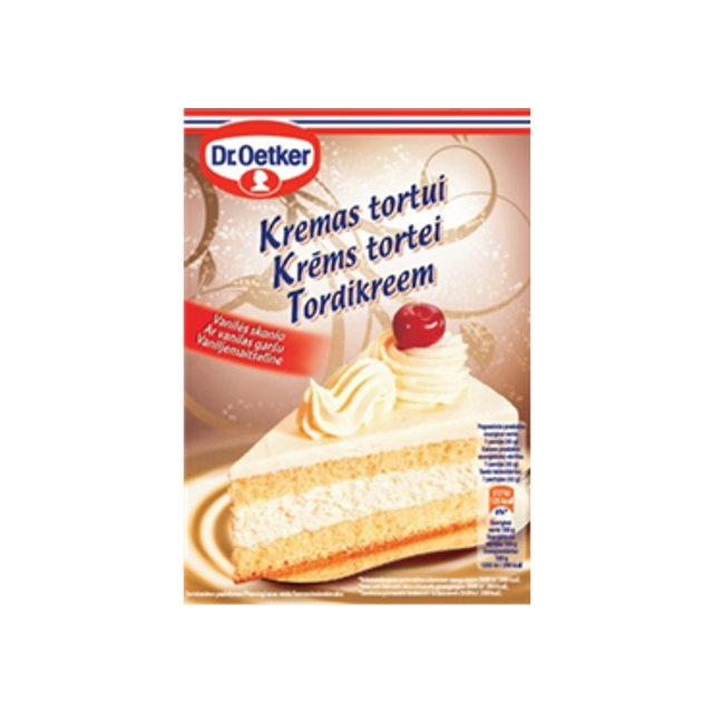 Крем для торта со вкусом ванили DR. OETKER, 105 г