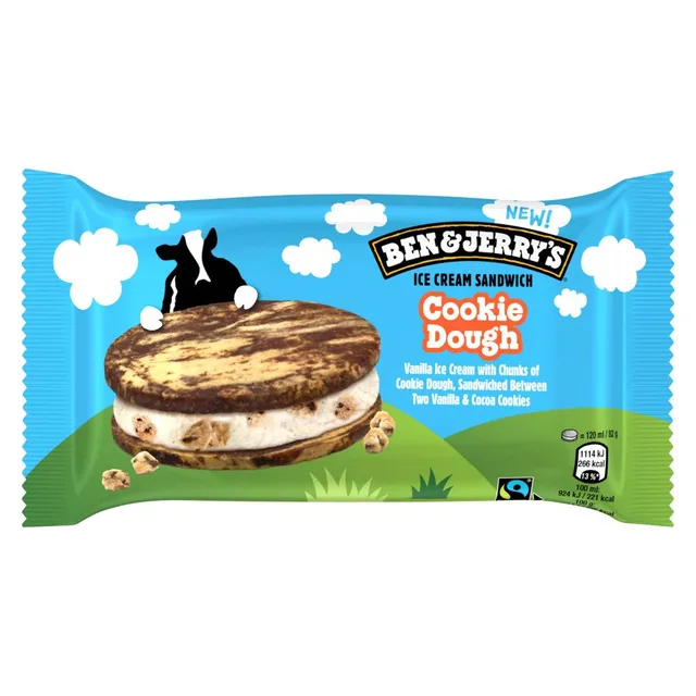 Ledai Ben's&Jerry Cookie dough sandwich 120ml