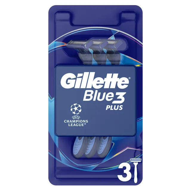 Vienkartiniai skustuvai GILLETTE BLUE 3 PLUS COMFORT, 3 vnt.