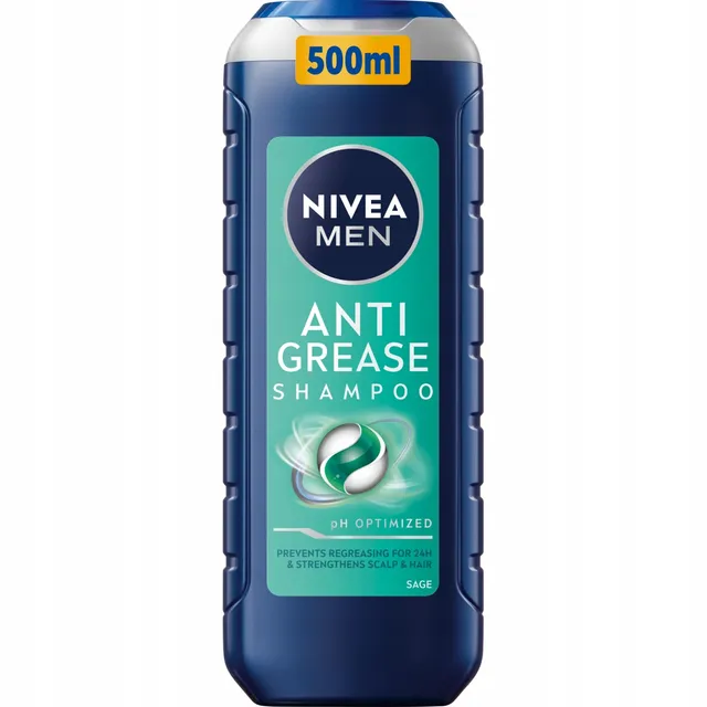 Šampūnas NIVEA MEN ANTI GREASE, 500 ml