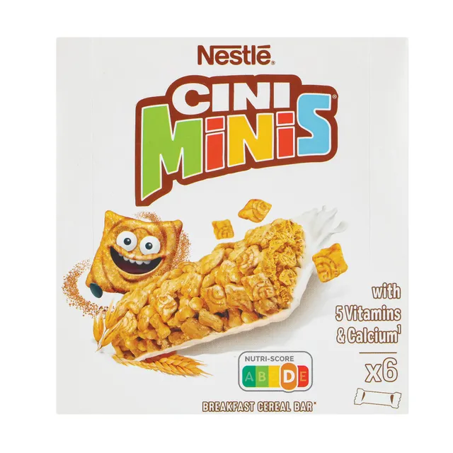 Dribsnių batonėlis CINI MINIS 6 x 25 g