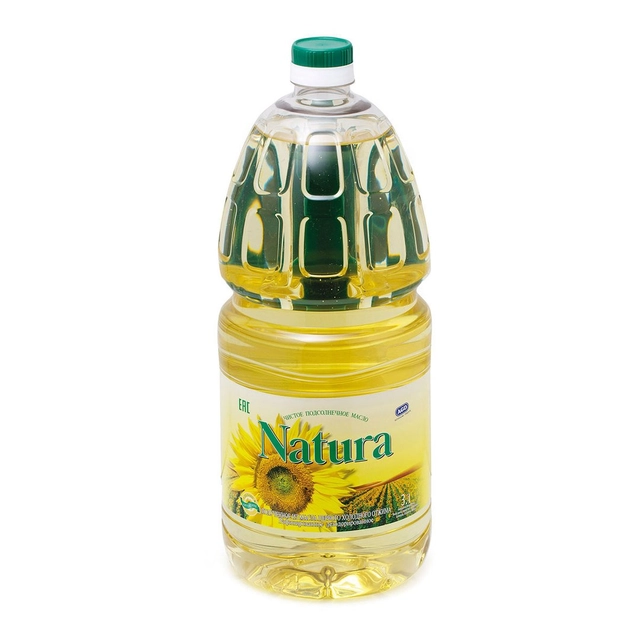 Saulėgrąžų aliejus NATURA, 3 l