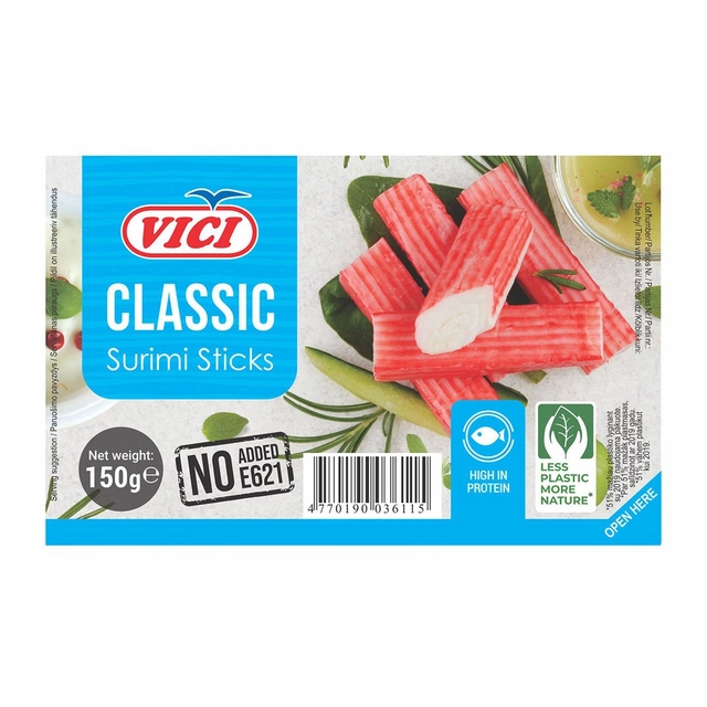 Крабовые палочки VIČI CLASSIC, 150 г