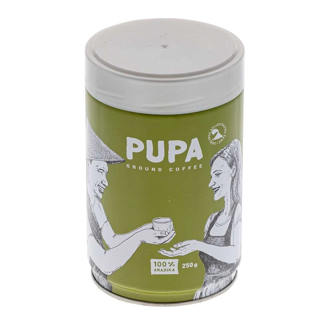 Ground coffee PUPA ASIA, arabica 100%, 250 g