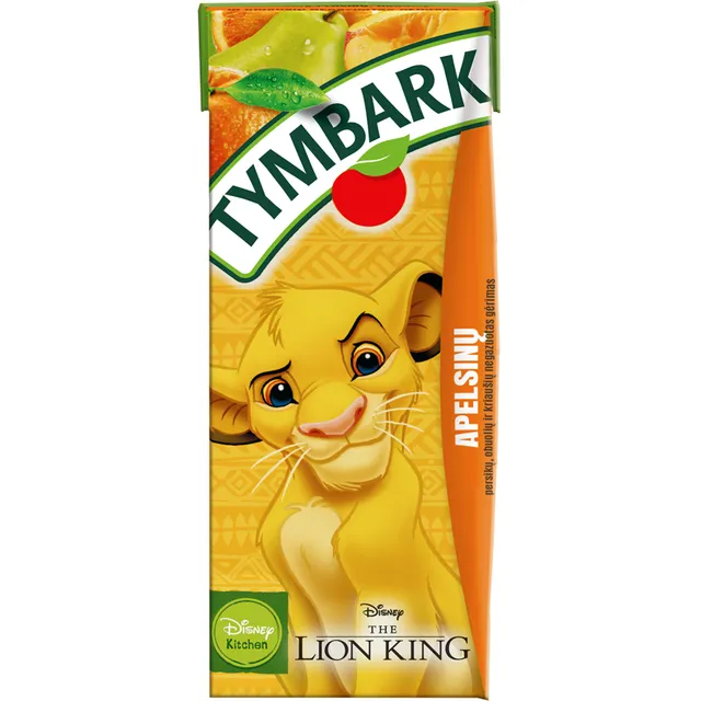 Напиток из апельсина, персика и груши TYMBARK, 200 мл