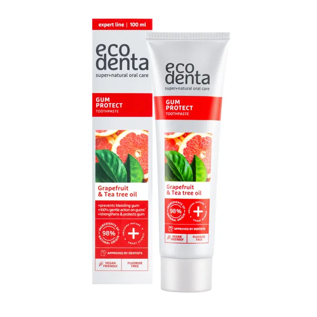 Toothpaste protecting gums with tea tree oil ECODENTA, 100 ml