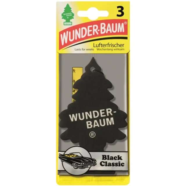 Oro gaiviklio komplektas WUNDER-BAUM TREE BLACK CLASSIC, 3 vnt.