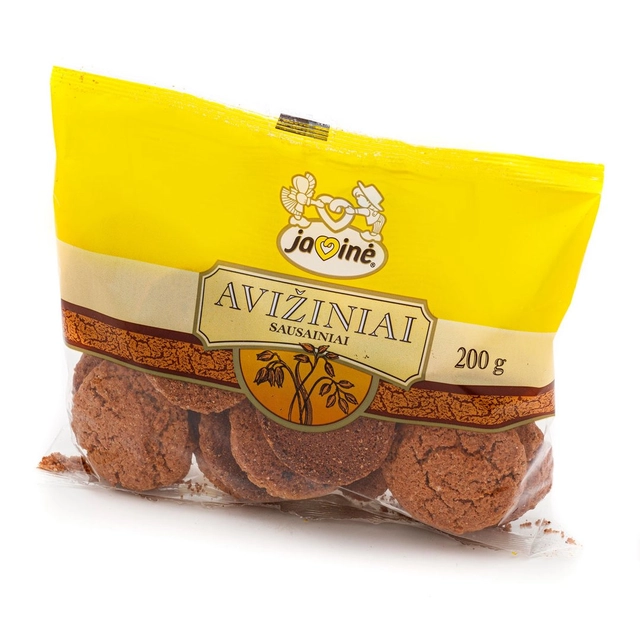 Avižiniai sausainiai JAVINĖ, 200 g