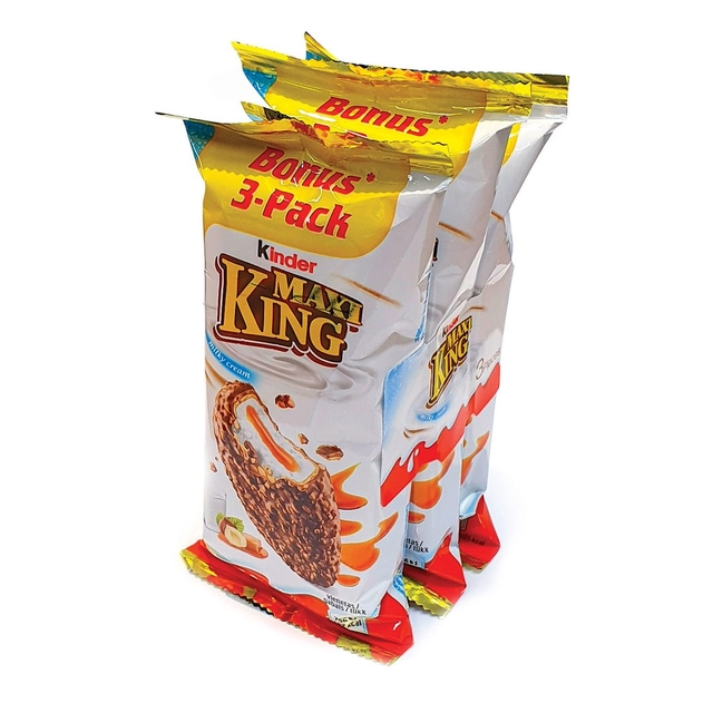 Pieno batonėlis KINDER MAXI KING, 3x35 g