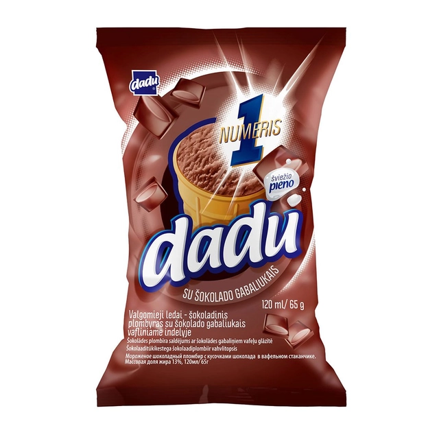 Šokoladinis plombyras DADU, 120 ml