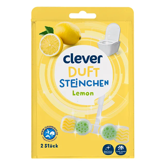 Tualeto gaiviklis CLEVER LLEMON, 2 x 48 g