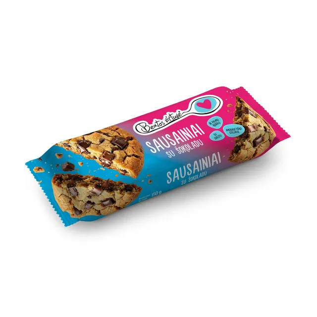Cookies with chocolate BEATOS VIRTUVĖ, 150 g