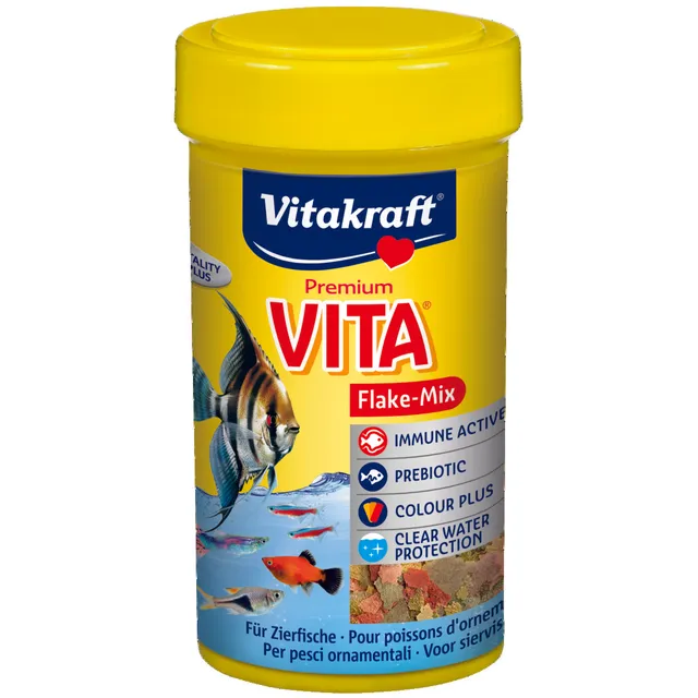 Pašaras žuvims VITA FLAKES, 100ml  