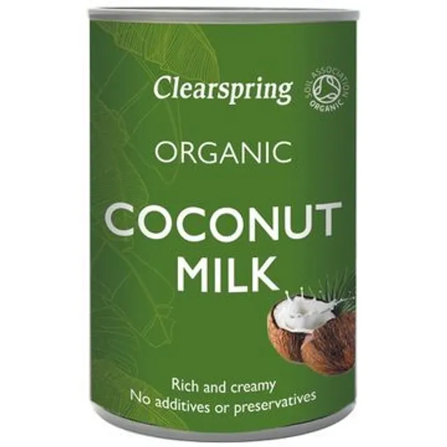 Organic coconut cream CLEARSPRING, 400 ml