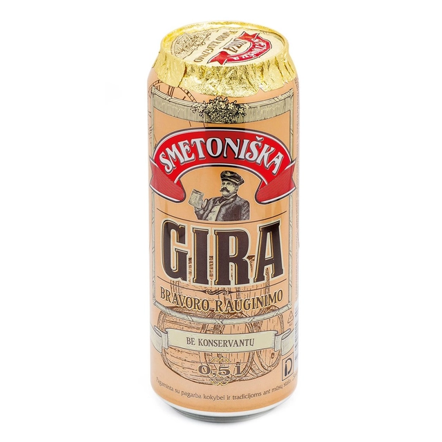 Natūraliai rauginta gira SMETONIŠKA, 500 ml