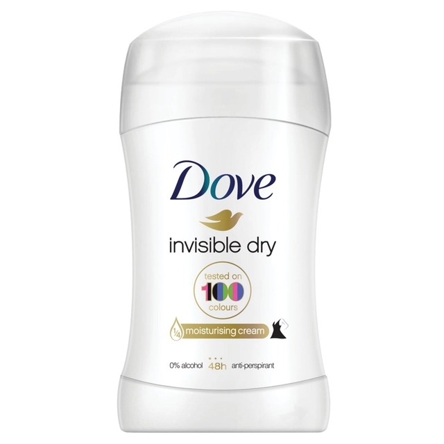 Moteriškas pieštukinis dezodorantas DOVE INVISIBLE DRY, 50 ml