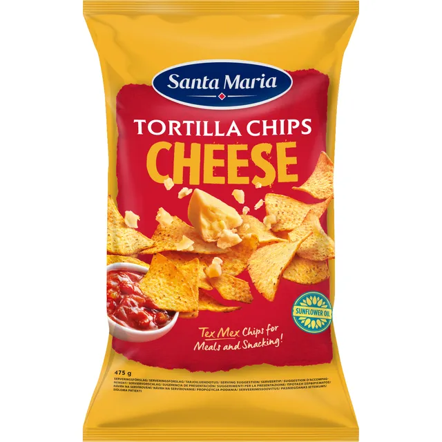 Corn chips with cheese SANTA MARIA, 475 g
