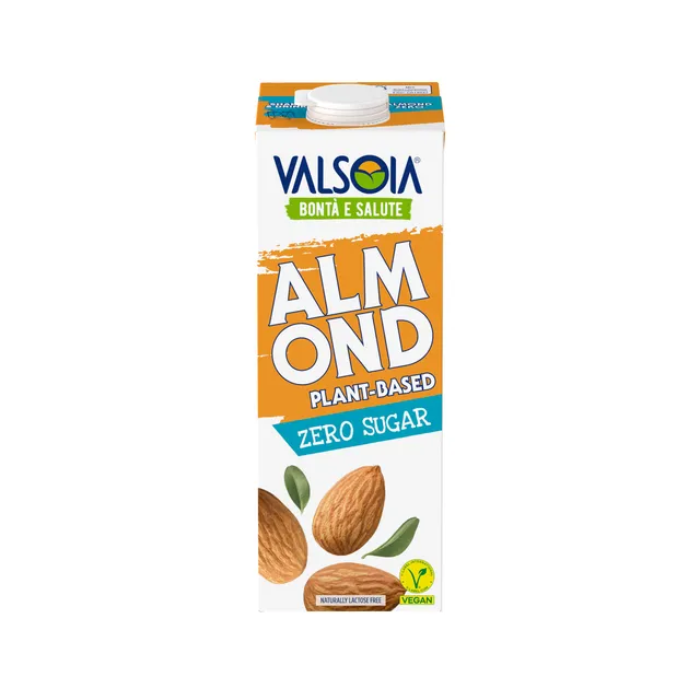 Migdolų gėrimas be cukraus VALSOIA, 1 l