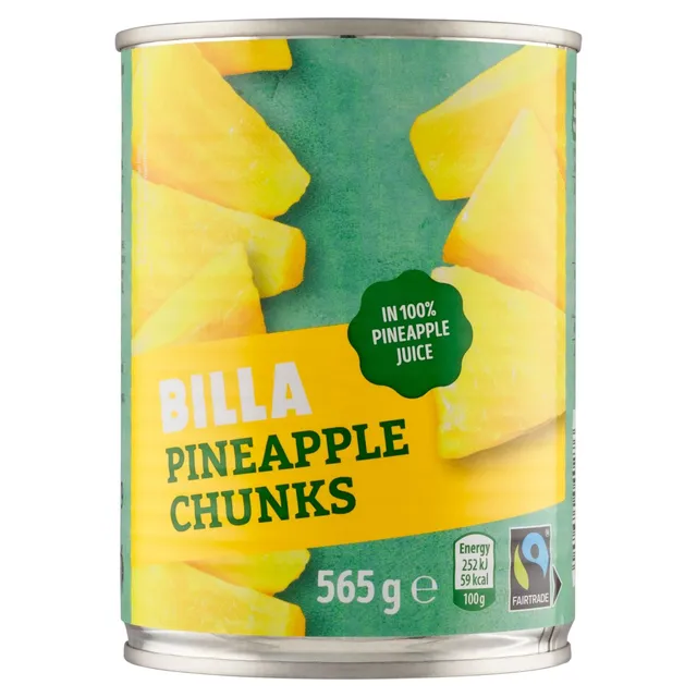 Pineapple chunks in its juice BILLA, 580 ml