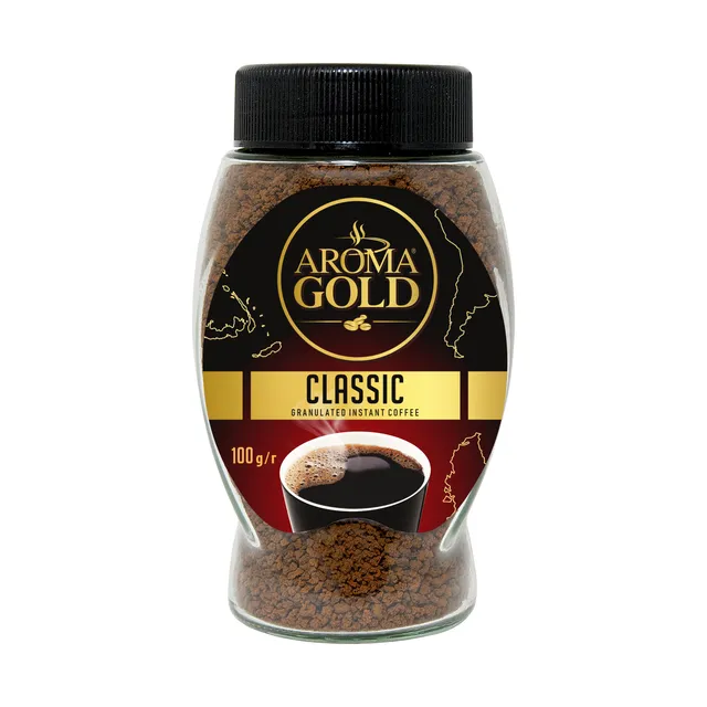 Instant coffee AROMA GOLD CLASSIC, 100 g