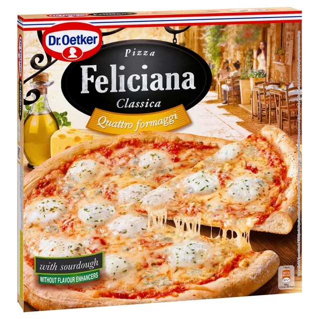 Šaldyta pica FELICIANA Quattro Formaggi, 325 g