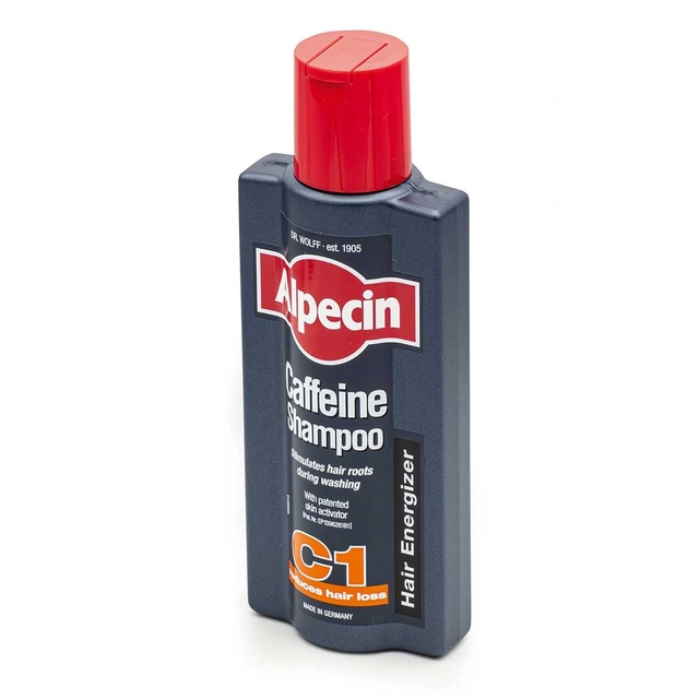 Šampūnas su kofeinu nuo plaukų slinkimo ALPECIN, 375 ml