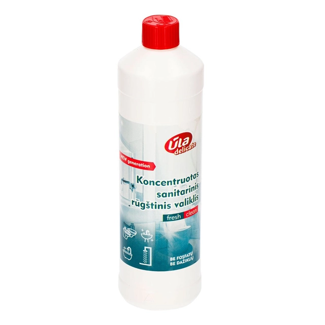 Концентрированный санитарный кислотный очиститель ŪLA DELICATE, 1 л