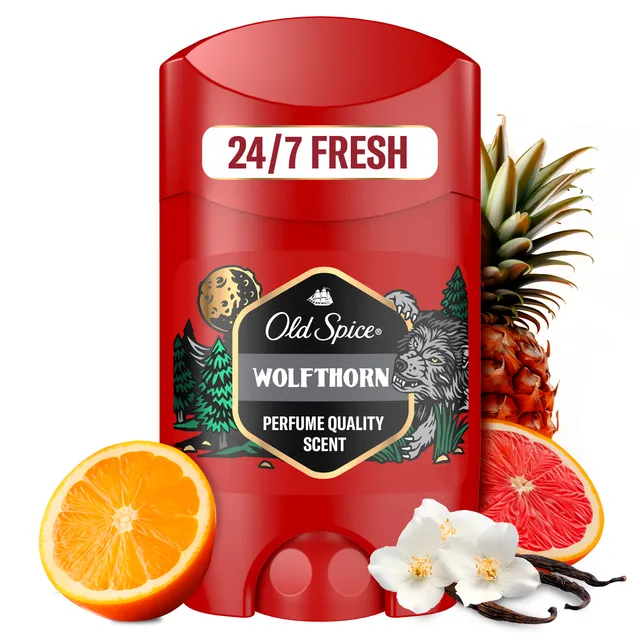 Pieštukinis dezodorantas OLD SPICE WOLFTHORN, 50 ml